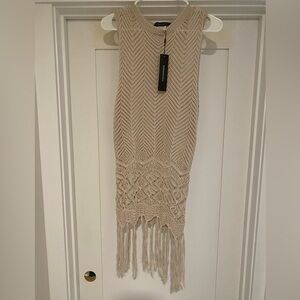 BCBG swim suit cover up.